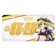 魔法少女リリカルなのはシリーズ 描き下ろしナンバープレート風アルミプレート フェイト・T・ハラオウン (キャラクターグッズ)