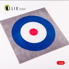 United Kingdom Roundel - Acrylic 3 mm (240 x 240 mm) (Plastic model)