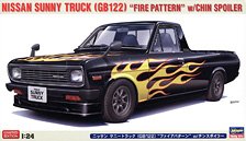 Nissan Sunny Truck (GB122) `Fire Pattern` w/Chin Spoiler (Model Car)