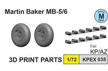 マーチンベーカー MB-5/6 ホイール & エグゾースト (KPモデル用) (プラモデル)