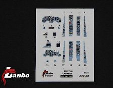 Su-27UB 3D cockpit (for Great Wall Hobby) (Plastic model)