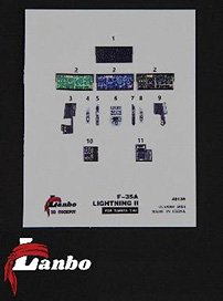 F-35A 3D cockpit (for Tamiya) (Plastic model)