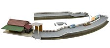 The Building Collection 060-2 Station E-2 (Curved Platform) - For C280 / Inside Curved Track - (Model Train)