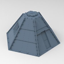 Japan Tarawa Island garrison steel pillbox w/Type 96 Light Machine Gun (2 pices) (Plastic model)