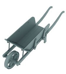 italian wheelbarrow (Plastic model)