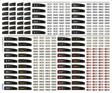 [J.N.R. and J.R. /N] Rollsign Sticker for Series 205 [Late Type] Nanbu Line [for Tomytec] (Film Sticker) (Model Train)