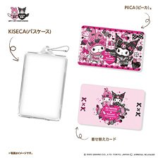 マイメロディ50周年＆クロミ20周年 PinkBlackParty PIICA+クリアICカードケース (着せ替えカード付き) (キャラクターグッズ)