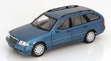 メルセデス C-Klasse W202 Estate 1997 ターコイズメタリック (ミニカー)