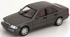 メルセデス C-Klasse W202 MOPF 1997 グレーメタリック (ミニカー)