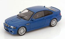 BMW M3 CSL E46 2000 ブルーメタリック (ミニカー)