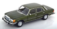 メルセデス 350 SE W116 US-Version 1973 ダークグリーンメタリック (ミニカー)