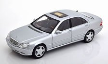 メルセデス S55 AMG W220 2000 シルバー (ミニカー)