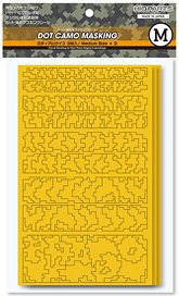 Precut Masking Sticker for Dot Camouflage M (3 Sheets) (Mask)
