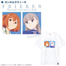 Frieren: Beyond Journey`s End Art T-Shirt Kanne & Lawine L (Anime Toy)