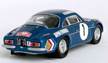 アルピーヌルノー A110 1970年モンテカルロラリー #1 Jean-Claude Andruet / Patrice Ecot (ミニカー)