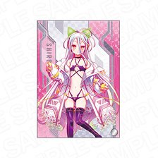 No Game No Life Mini Acrylic Art White Cyber Bunny Ver. (Anime Toy)