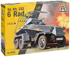 WW.II ドイツ軍 Sd.Kfz.232 6輪装甲車 (プラモデル)