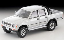 TLV-N256c トヨタ ハイラックス4WD ピックアップ ダブルキャブ SSR (銀) 91年式 (ミニカー)
