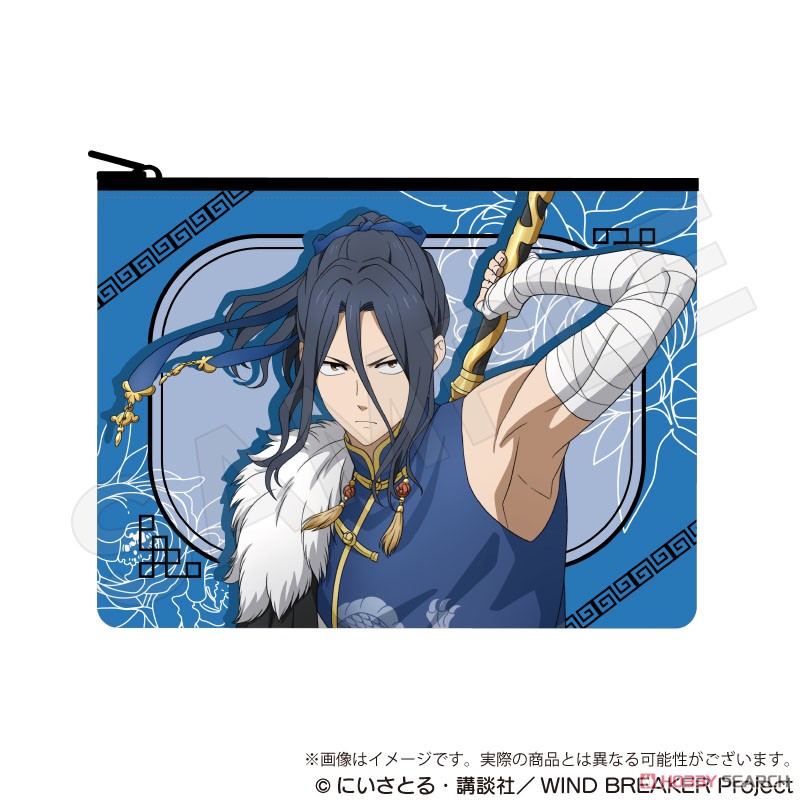 WIND BREAKER フラットポーチ 五獣ver. 杉下京太郎 (キャラクターグッズ) 商品画像1