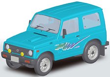 Suzuki JA11 Jimny (Triton Blue Metallic) (Model Car)