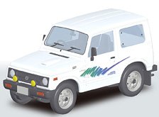 スズキ JA11 ジムニー (スペリアホワイト) (プラモデル)