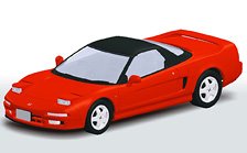 Honda NA1 NSX (Formula Red) (Model Car)