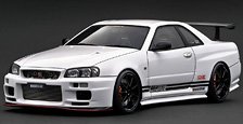 TOP SECRET 34GT-R (BNR34) White (ミニカー)