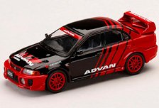 三菱 LANCER GSR EVOLUTION 5 (CP9A) 1998 YOKOHAMA ADVAN COLOR (ミニカー)