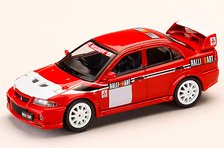 三菱 LANCER RS EVOLUTION 6 (CP9A) 2000 RALLIART レッド (ミニカー)