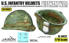 米・ベトナム戦時・歩兵用ヘルメット2個 (プラモデル)