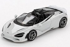 McLaren 750S Spider Cirrus Gray (LHD) [Clamshell Package] (Diecast Car)