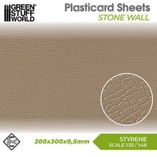 プラスチック シート- 石垣・石壁テクスチャーシート (素材)