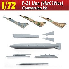 F-21 Lion (Kfir C1 Plus) Conversion kit (Plastic model)