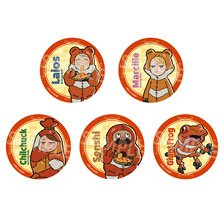 ダンジョン飯 トレーディング缶バッジ カエルスーツver. (5個セット) (キャラクターグッズ)