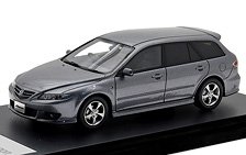 MAZDA ATENZA Sports Wagon 23S (2004) チタニウムグレーメタリックII (ミニカー)