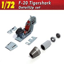 F-20 Tigershark `Prototype 2/3` Detail Up Set (Plastic model)