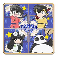 らんま1/2 マグネットステッカー 【乱馬&良牙&ムース&玄馬】 (キャラクターグッズ)