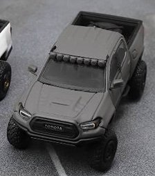 トヨタ TACOMA TRD Pro 2022- (LHD) - マッドグレー (ミニカー)