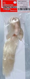 30-02 Hair Implant Head (Whity) White Blonde 20 (Fashion Doll)