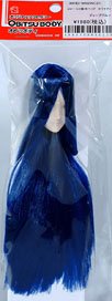 30-02 Hair Implant Head (Whity) Deep Blue 21 (Fashion Doll)