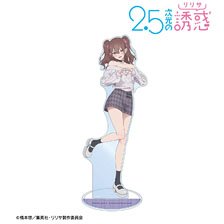 2.5 Dimensional Seduction [Especially Illustrated] Mikari Tachibana Plaid Pattern Outfit Ver. Extra Large Acrylic Stand (Anime Toy)