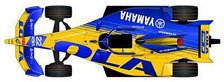 LOLA YAMAHA ABT FORMULA E TEAM No.22 Zane Maloney (ミニカー)