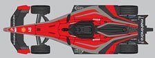 MAHINDRA RACING No.21 Nyck De Vries (ミニカー)
