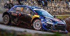 Ford Puma Rally1 No.55 M-SPORT World Rally Team 7th Rally Monte Carlo 2025 J.McErLean (ミニカー)