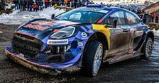 Ford Puma Rally1 No.13 M-SPORT Ford World Rally Team Rally Monte Carlo 2025 G.Munster - L.Louka (Diecast Car)