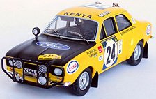 フォード エスコート MK1 1973年 東アフリカサファリラリー #24 Pyara Singh Bhachu/Nirmal Singh Bhachu (ミニカー)