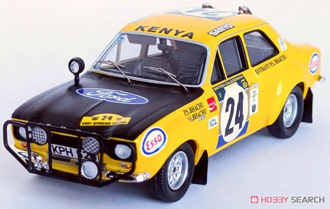 フォード エスコート MK1 1973年 東アフリカサファリラリー #24 Pyara Singh Bhachu/Nirmal Singh Bhachu (ミニカー) 商品画像1