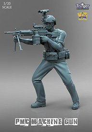 現用 軽機関銃を持つPMC兵士 (プラモデル)