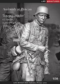 WWII ドイツ ポトー迎撃戦 ハンセン戦闘団の分隊長 バルジの戦い1944 (プラモデル)