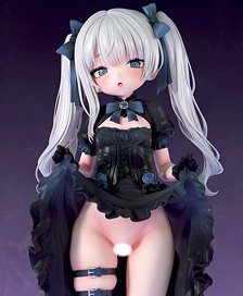 肉感少女 ゴシック姉妹のいたずら 黒霧ヒメル (1/5スケール) (フィギュア)